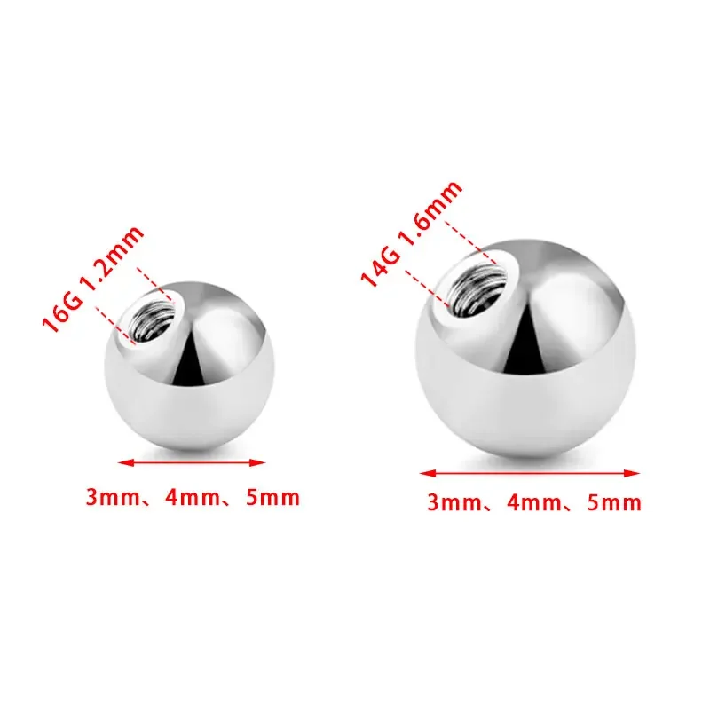 10pcs G23 Titanium Externally  - Body Jewelry Industrial incelemesi ve fiyatı