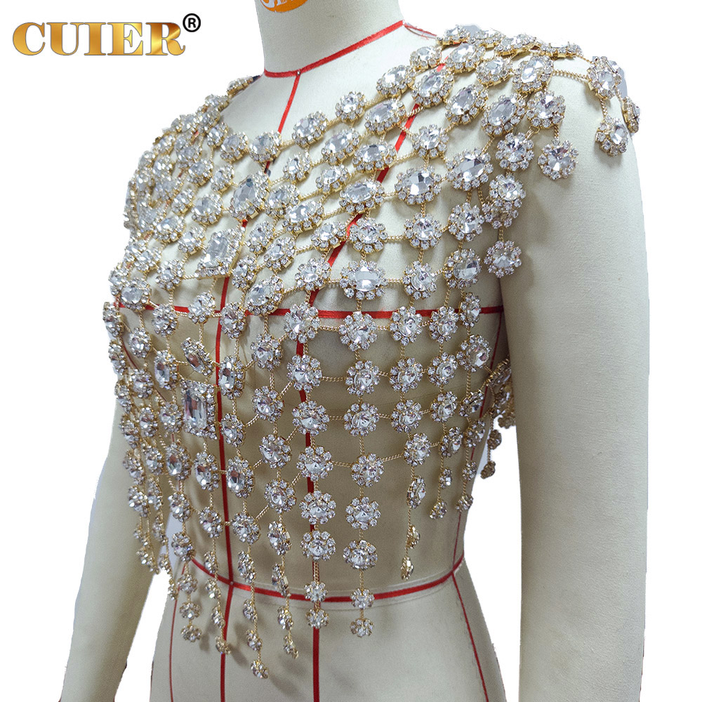CUIER Women's Gold Rhinestone  - Body Jewelry Luxury incelemesi ve fiyatı