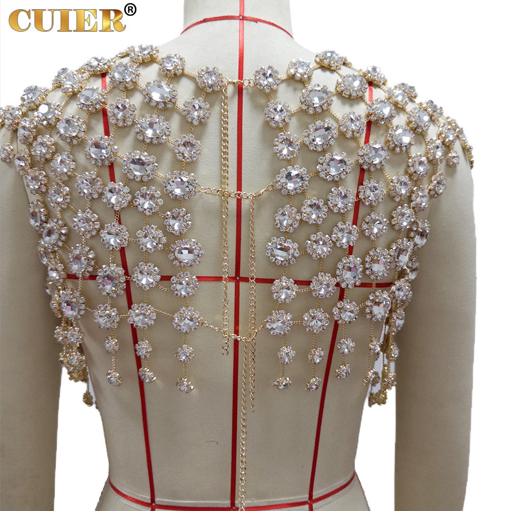 CUIER Women's Gold Rhinestone  - Body Jewelry Luxury incelemesi ve fiyatı