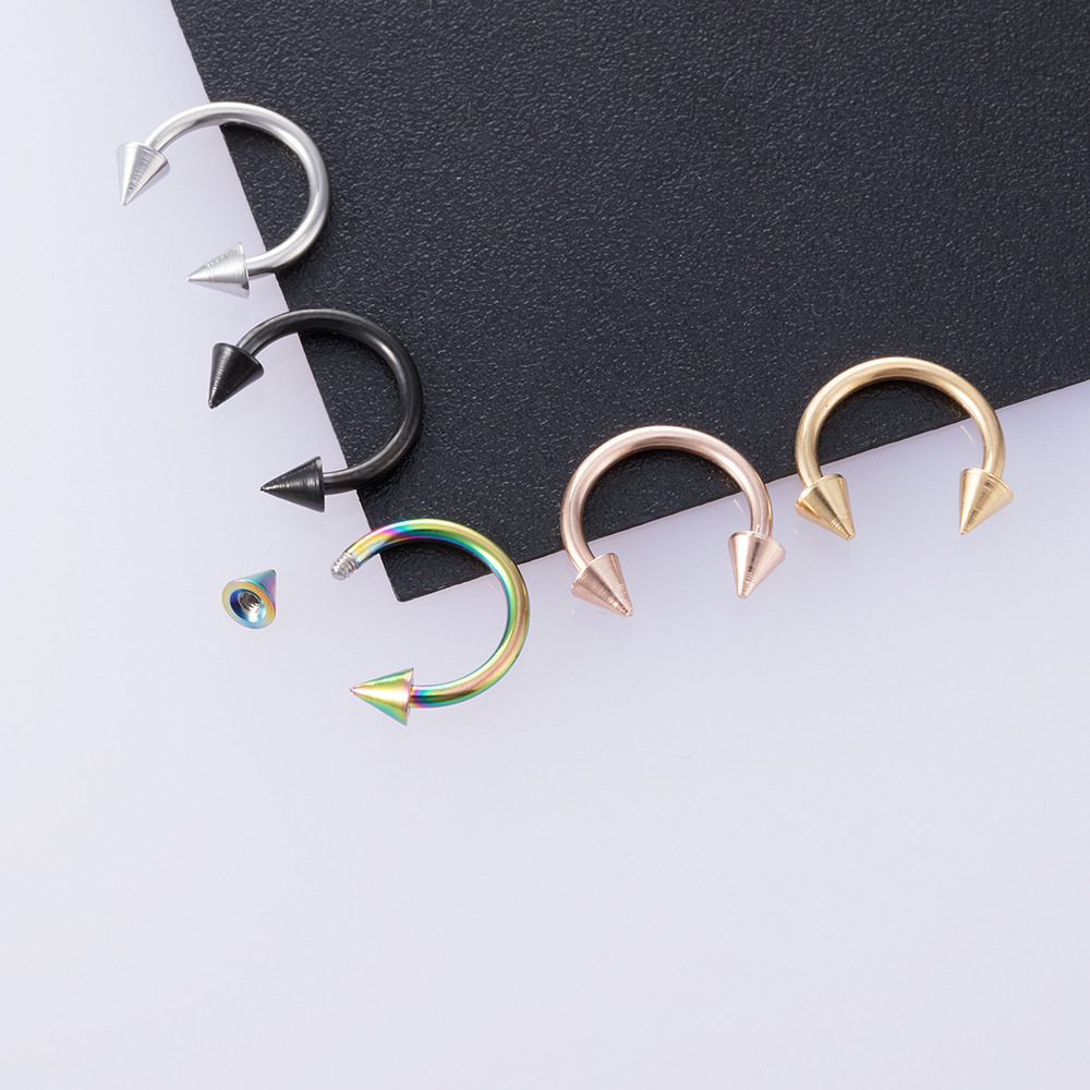 New simple stainless steel C-t - Body Jewelry Types incelemesi ve fiyatı