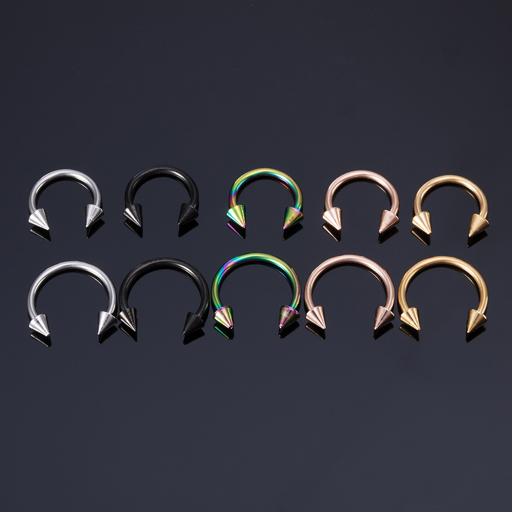 New simple stainless steel C-t - Body Jewelry Types incelemesi ve fiyatı