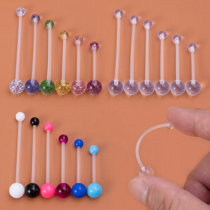 6pcs Flexible Navel Piercing A - Industrial Barbell Long incelemesi ve fiyatı