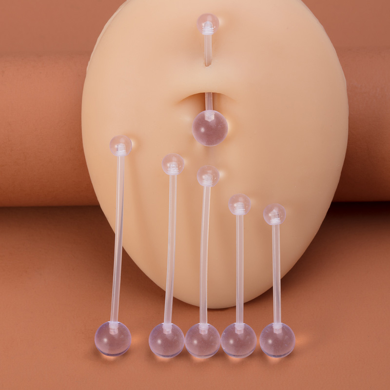 6pcs Flexible Navel Piercing A - Industrial Barbell Long incelemesi ve fiyatı