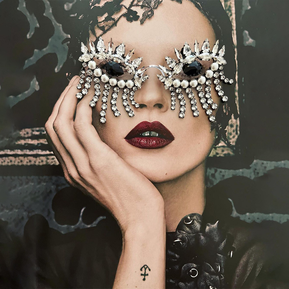 Stonefans Tassel Glasses Frame - Body Jewelry Online incelemesi ve fiyatı