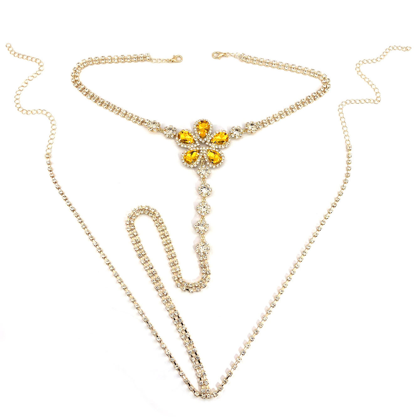1pc Flower Shaped Sexy Rhinest - Body Jewels incelemesi ve fiyatı
