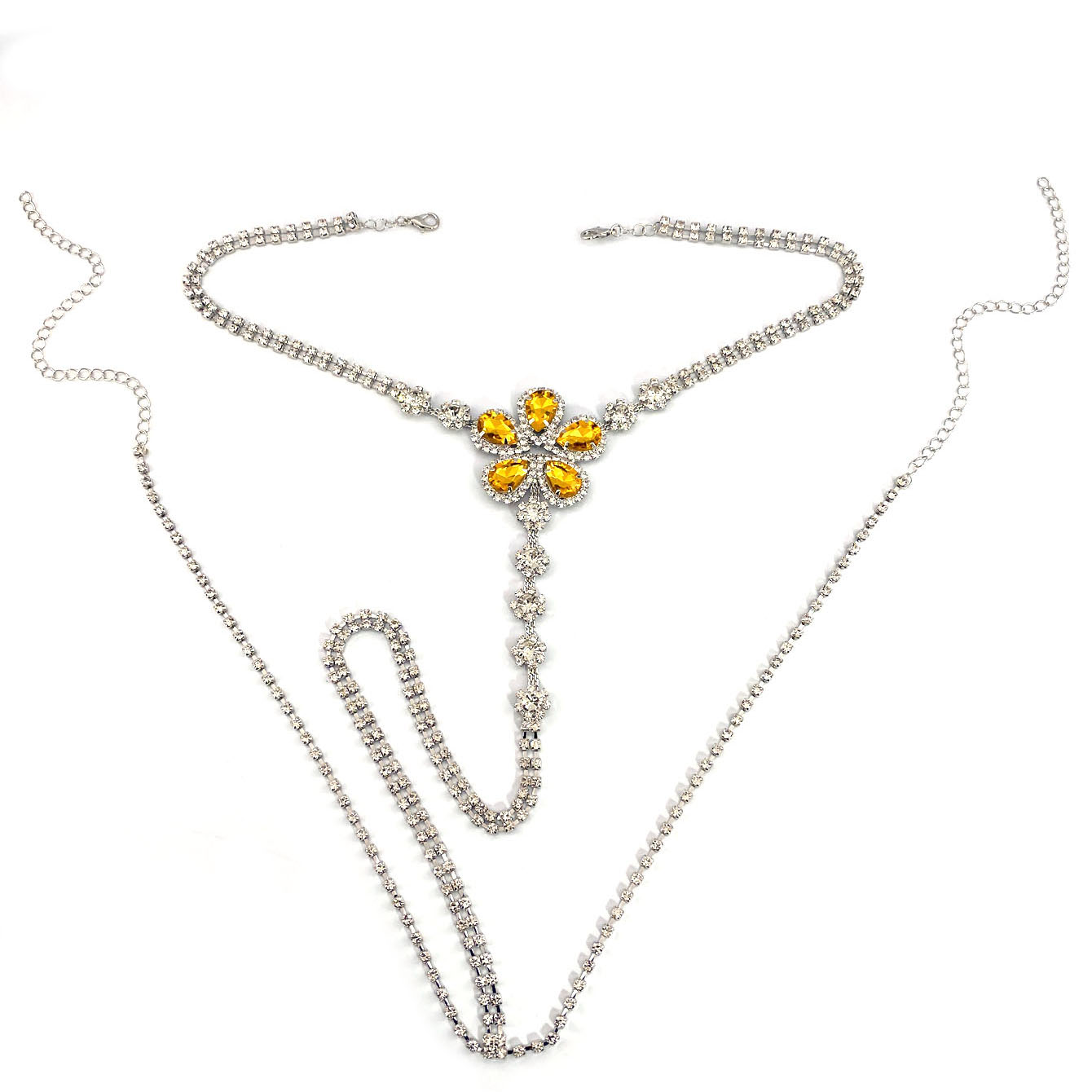 1pc Flower Shaped Sexy Rhinest - Body Jewels incelemesi ve fiyatı