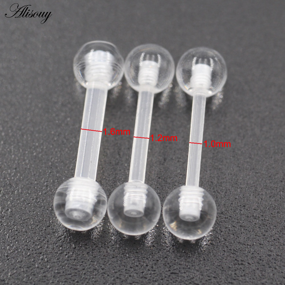 2PCS Transparent Acrylic UV Ba - Industrial Barbell Long incelemesi ve fiyatı