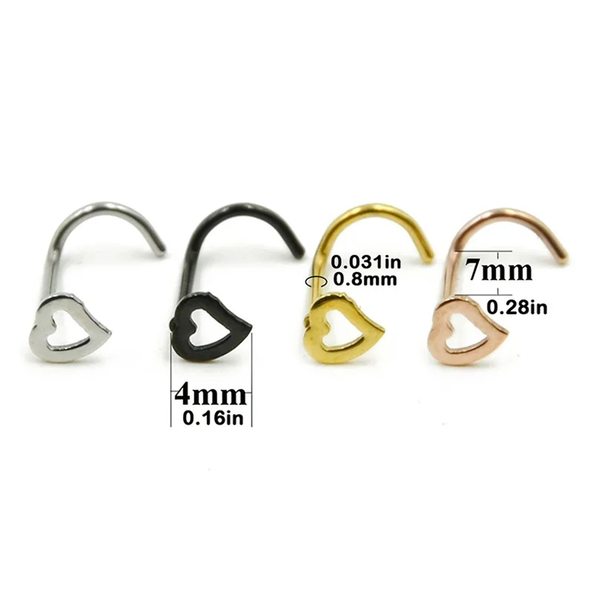 EVISPOL 5Pcs Fashion Hollow He - Body Jewelry Types incelemesi ve fiyatı