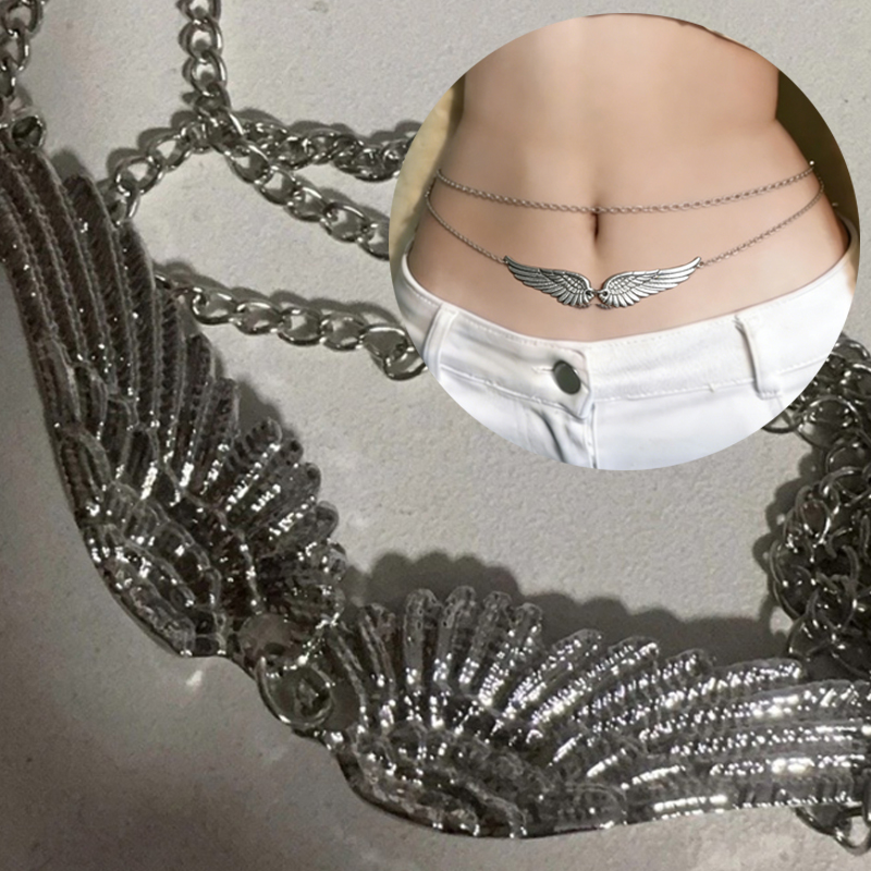 Double Layer Wings Angel Waist - Body Jewelry Online incelemesi ve fiyatı
