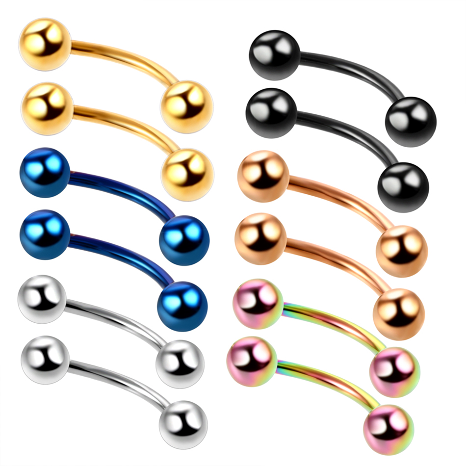 Lot of 2pcs Titanium Anodized  - Body Jewelry Barbell incelemesi ve fiyatı