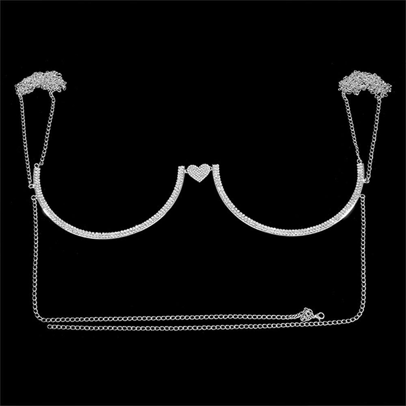Stonefans Heart Rhinestone Che - Body Jewelry Online incelemesi ve fiyatı