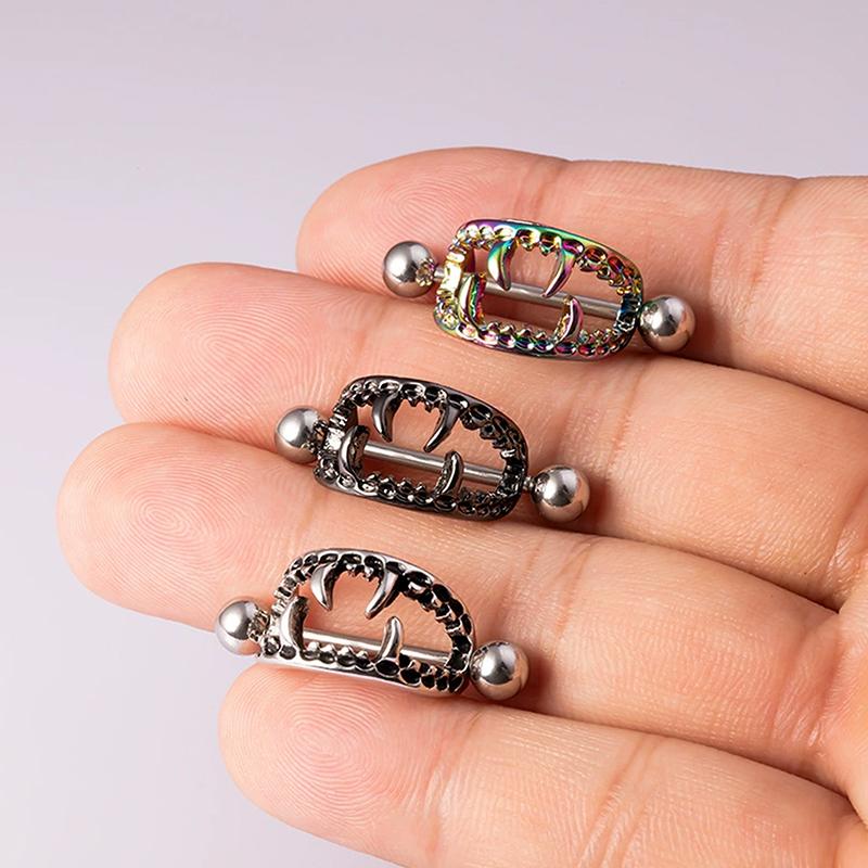 1pcs Stainless Steel Nipple Ri - Body Jewelry Barbell incelemesi ve fiyatı