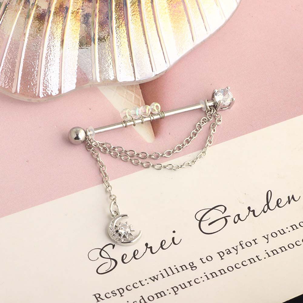 Piercing Jewelry Crystal Barbe - Industrial Barbell Long incelemesi ve fiyatı