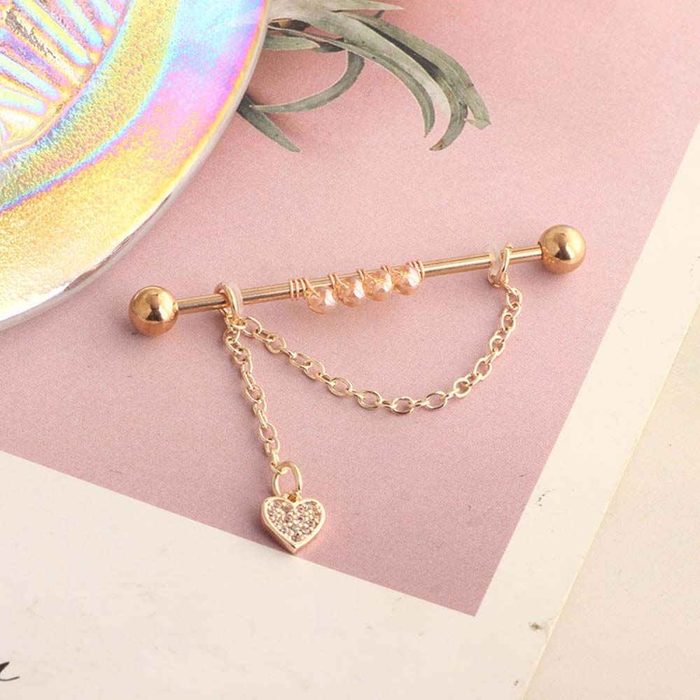 Piercing Jewelry Crystal Barbe - Industrial Barbell Long incelemesi ve fiyatı