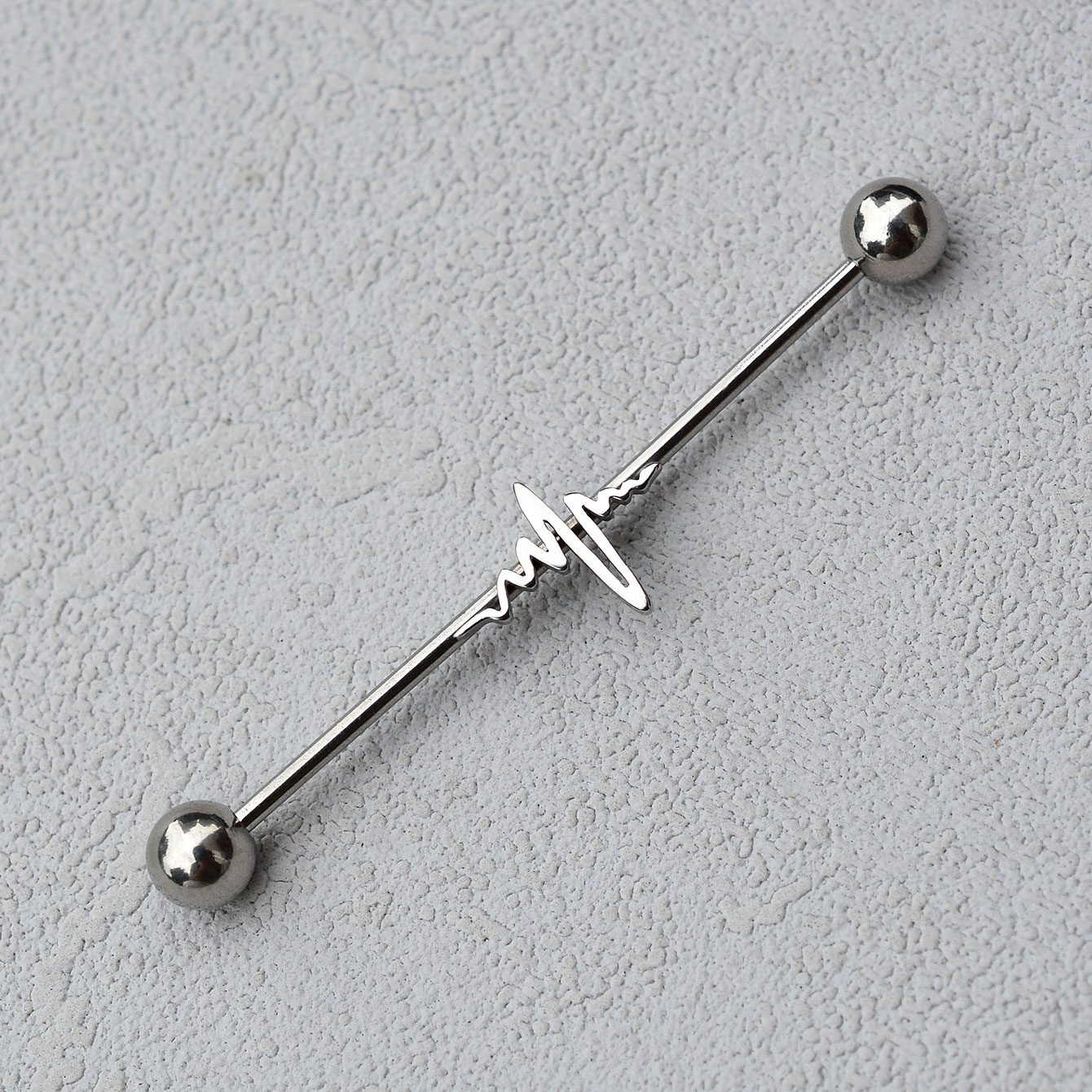 1PC 16G Stainless Steel Long I - Industrial Barbell Long incelemesi ve fiyatı