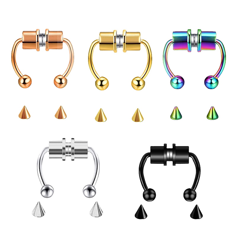 Women Fake Piercing Nose Ring  - Body Jewelry Online incelemesi ve fiyatı