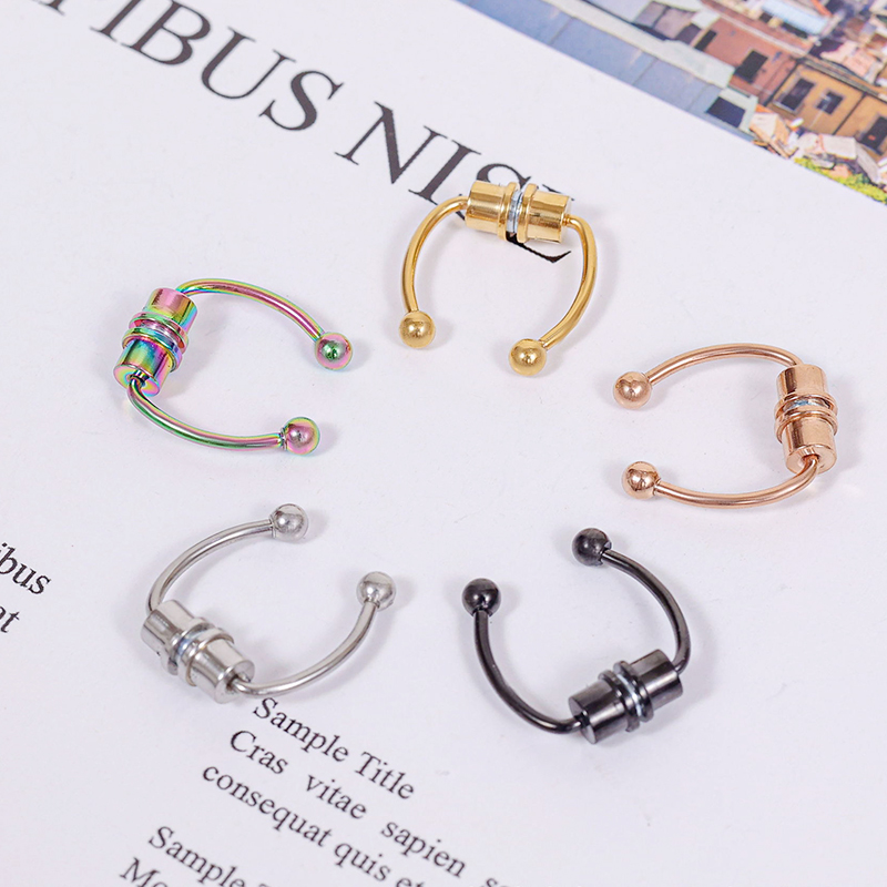Women Fake Piercing Nose Ring  - Body Jewelry Online incelemesi ve fiyatı