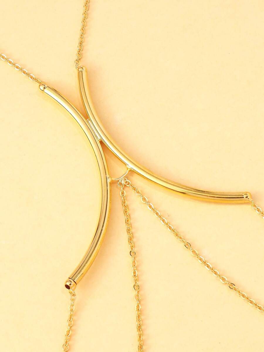 Luxury Gold Body Chain For Wom - Body Jewelry Nipple Chain incelemesi ve fiyatı