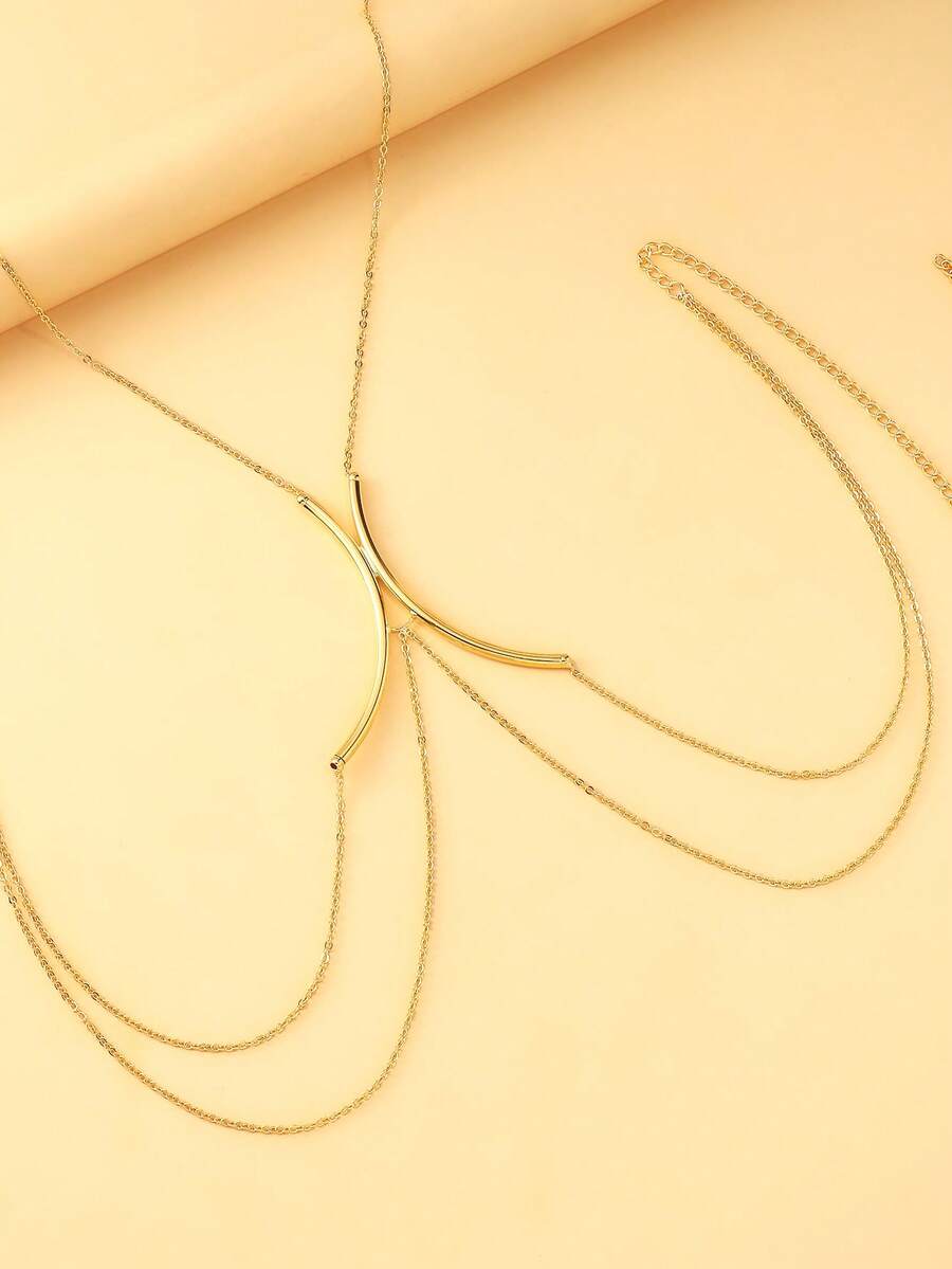 Luxury Gold Body Chain For Wom - Body Jewelry Nipple Chain incelemesi ve fiyatı